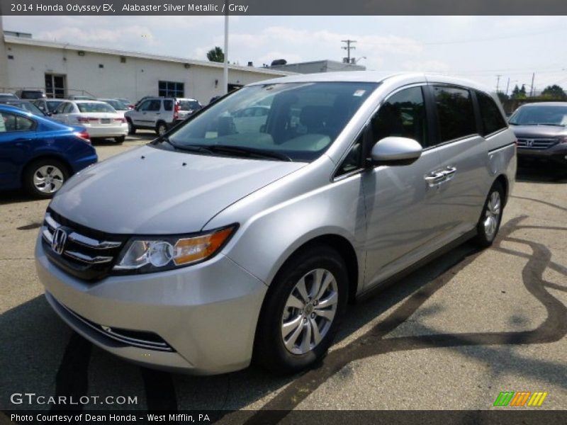 Alabaster Silver Metallic / Gray 2014 Honda Odyssey EX