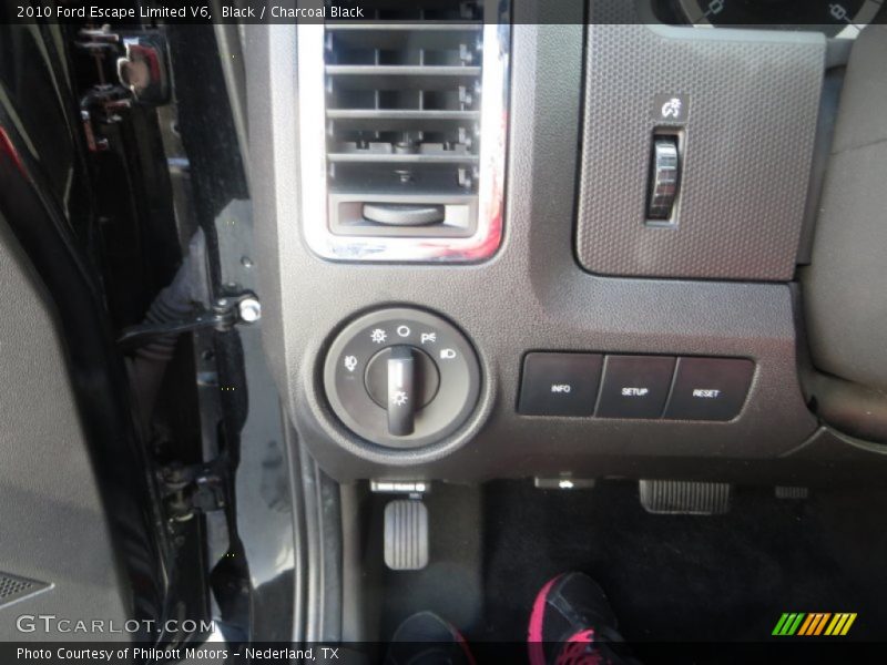 Black / Charcoal Black 2010 Ford Escape Limited V6