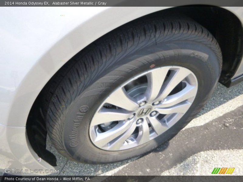 Alabaster Silver Metallic / Gray 2014 Honda Odyssey EX