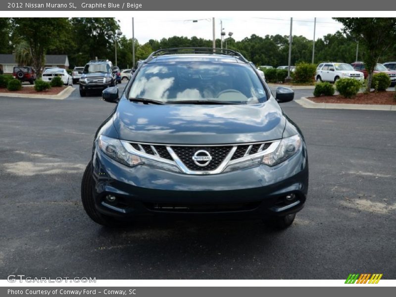 Graphite Blue / Beige 2012 Nissan Murano SL