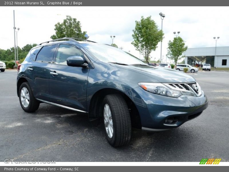 Graphite Blue / Beige 2012 Nissan Murano SL