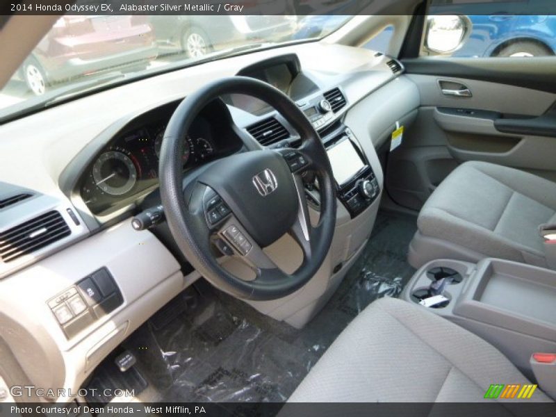 Alabaster Silver Metallic / Gray 2014 Honda Odyssey EX