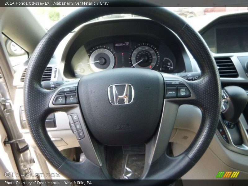 Alabaster Silver Metallic / Gray 2014 Honda Odyssey EX