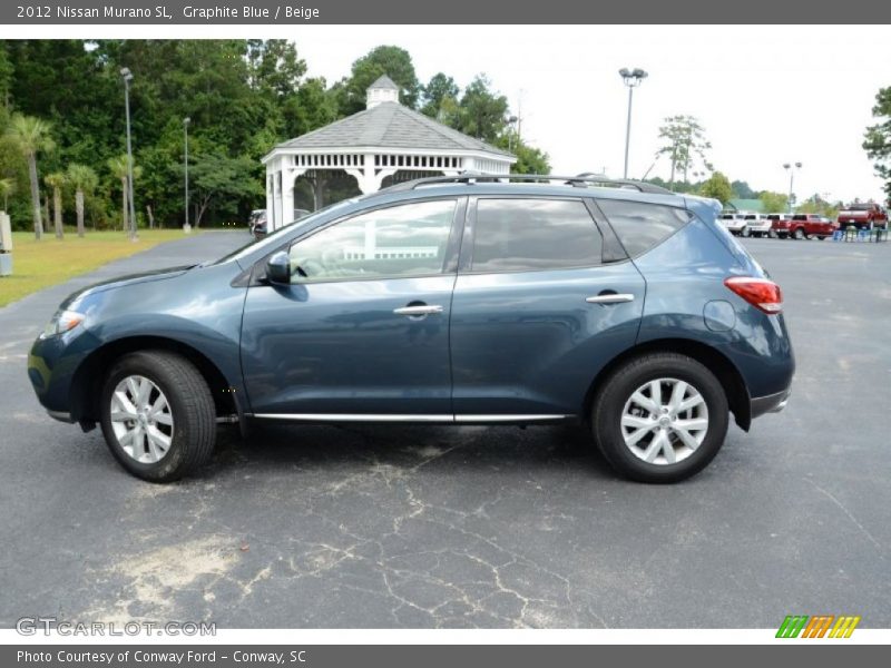 Graphite Blue / Beige 2012 Nissan Murano SL