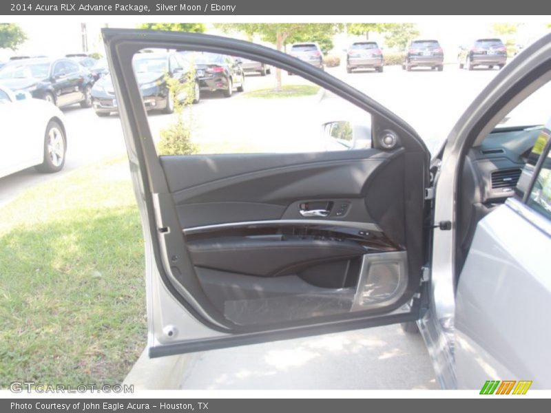 Silver Moon / Ebony 2014 Acura RLX Advance Package