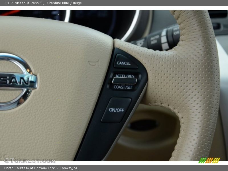Graphite Blue / Beige 2012 Nissan Murano SL