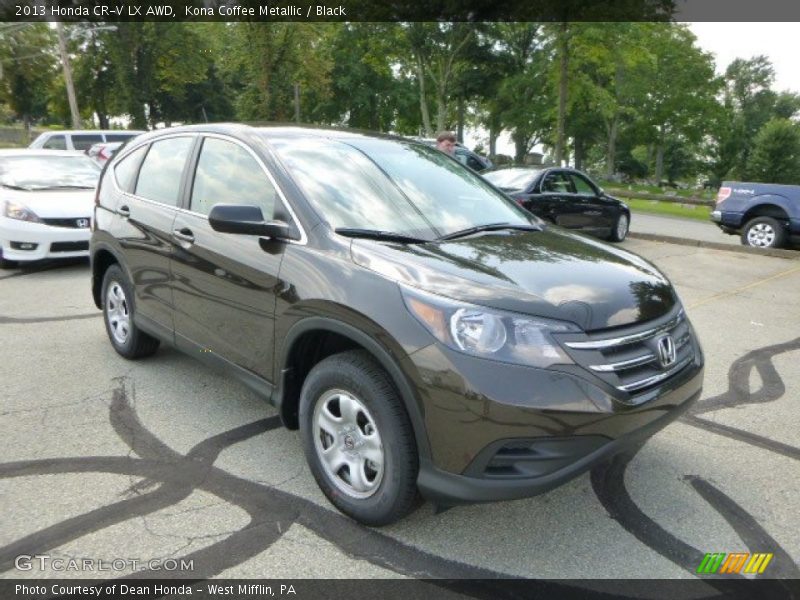 Kona Coffee Metallic / Black 2013 Honda CR-V LX AWD