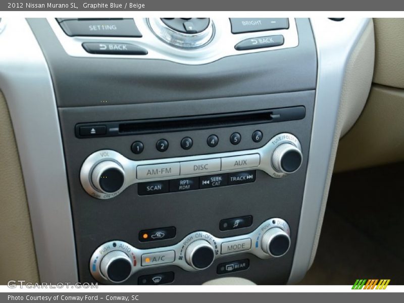 Graphite Blue / Beige 2012 Nissan Murano SL