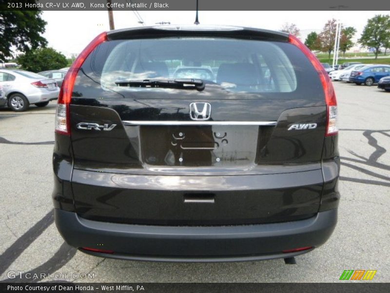 Kona Coffee Metallic / Black 2013 Honda CR-V LX AWD