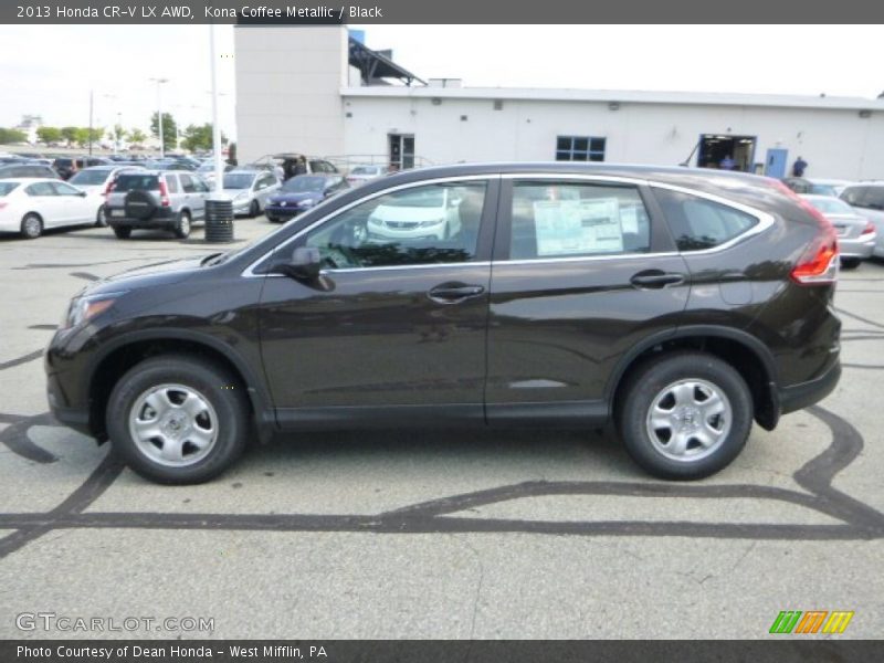Kona Coffee Metallic / Black 2013 Honda CR-V LX AWD