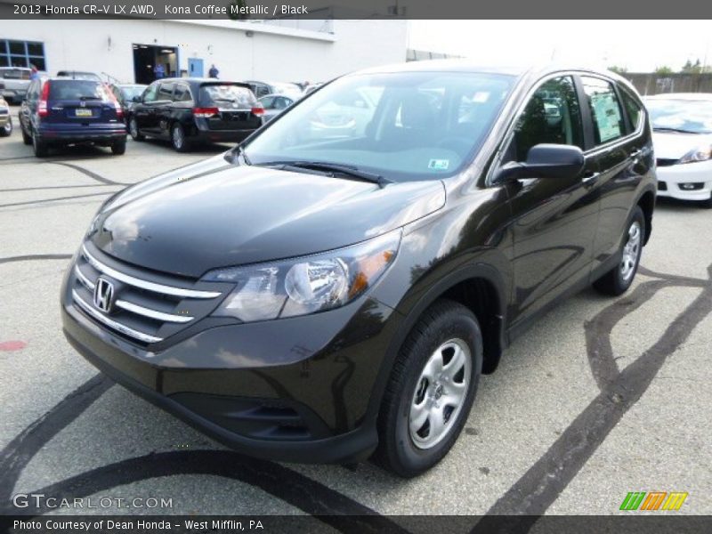 Kona Coffee Metallic / Black 2013 Honda CR-V LX AWD