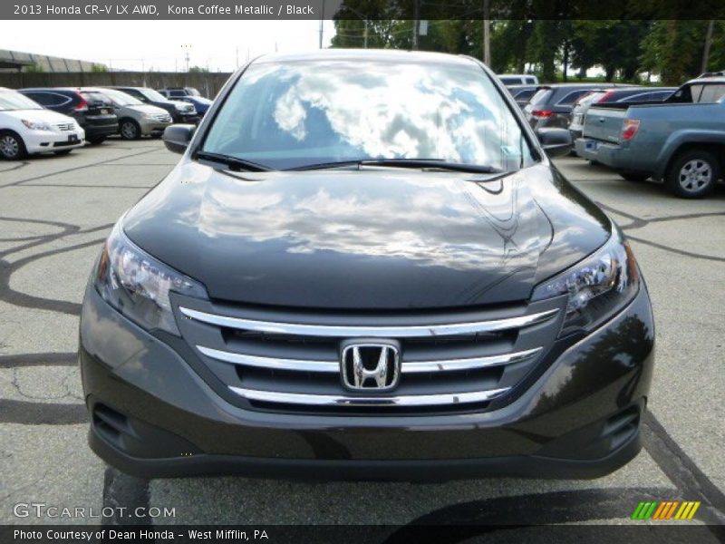 Kona Coffee Metallic / Black 2013 Honda CR-V LX AWD