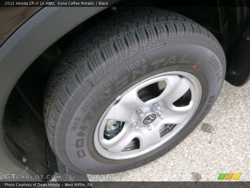 Kona Coffee Metallic / Black 2013 Honda CR-V LX AWD