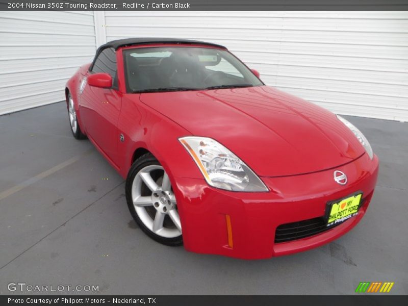 Redline / Carbon Black 2004 Nissan 350Z Touring Roadster