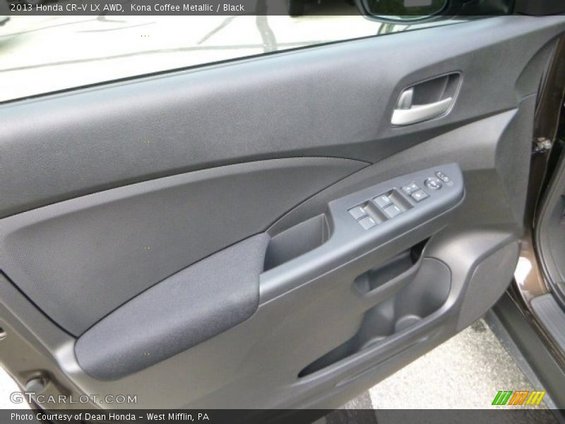 Kona Coffee Metallic / Black 2013 Honda CR-V LX AWD