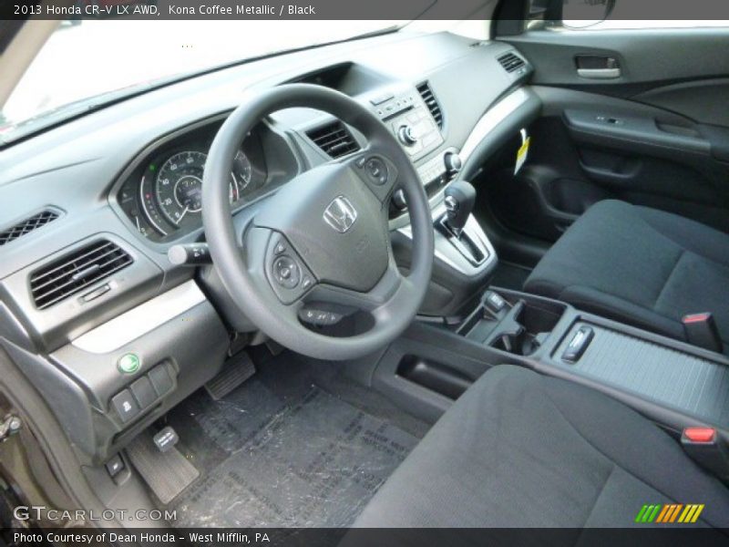 Kona Coffee Metallic / Black 2013 Honda CR-V LX AWD