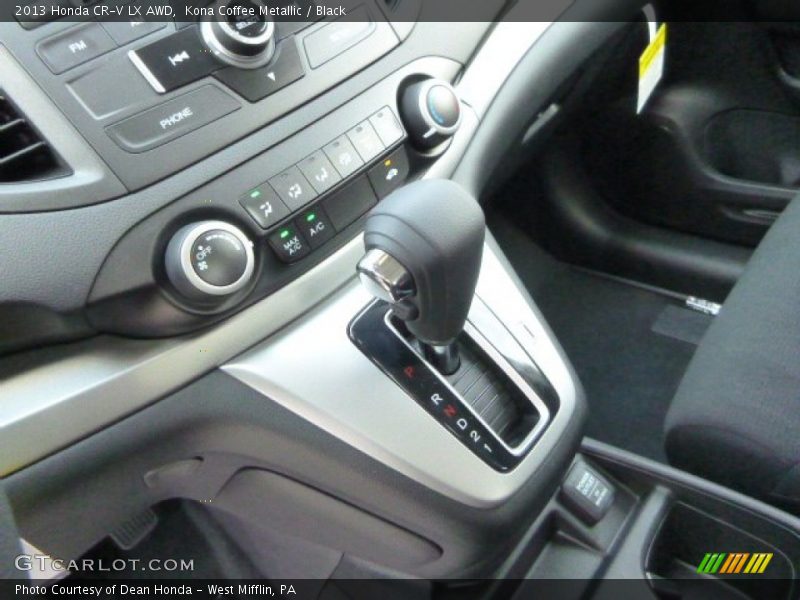 Kona Coffee Metallic / Black 2013 Honda CR-V LX AWD