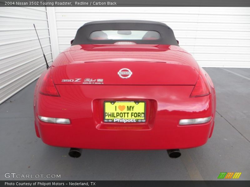 Redline / Carbon Black 2004 Nissan 350Z Touring Roadster