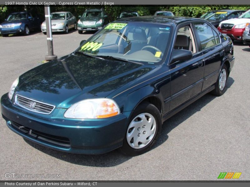 Front 3/4 View of 1997 Civic LX Sedan
