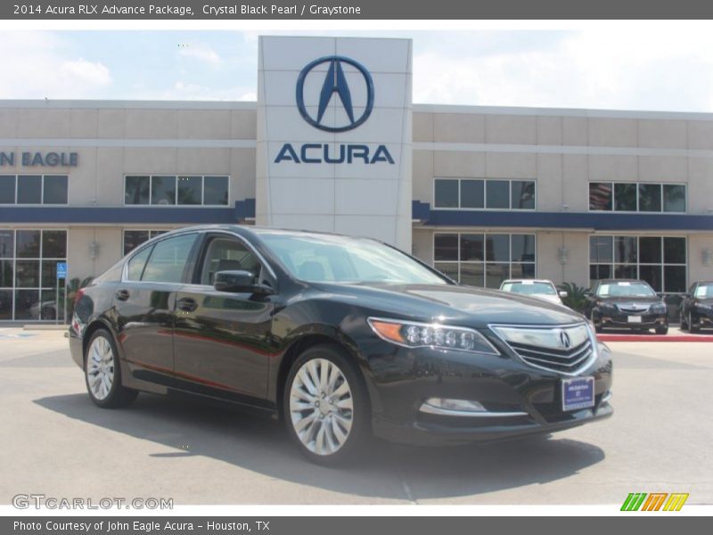 Crystal Black Pearl / Graystone 2014 Acura RLX Advance Package