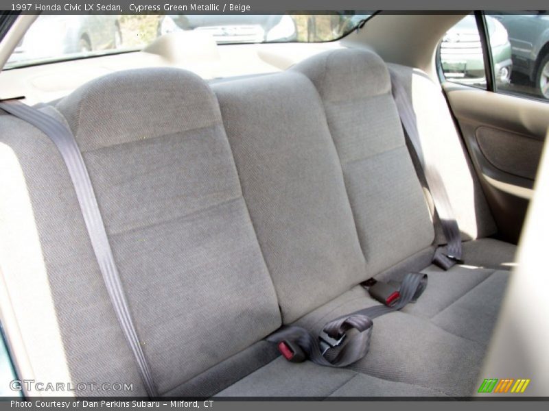 Cypress Green Metallic / Beige 1997 Honda Civic LX Sedan