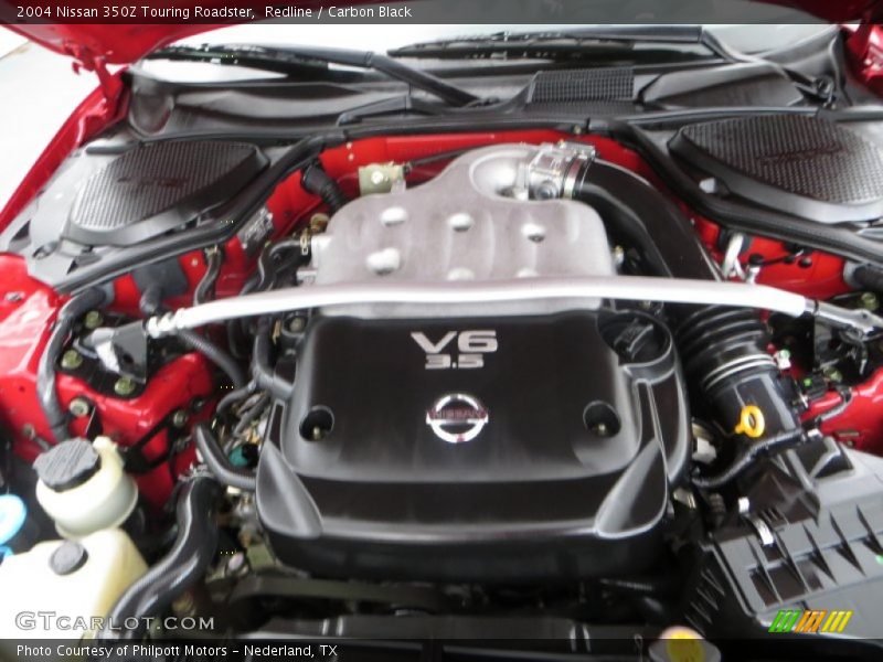Redline / Carbon Black 2004 Nissan 350Z Touring Roadster