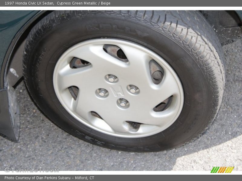 Cypress Green Metallic / Beige 1997 Honda Civic LX Sedan