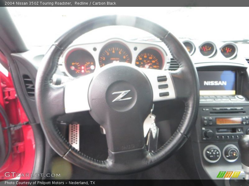 Redline / Carbon Black 2004 Nissan 350Z Touring Roadster