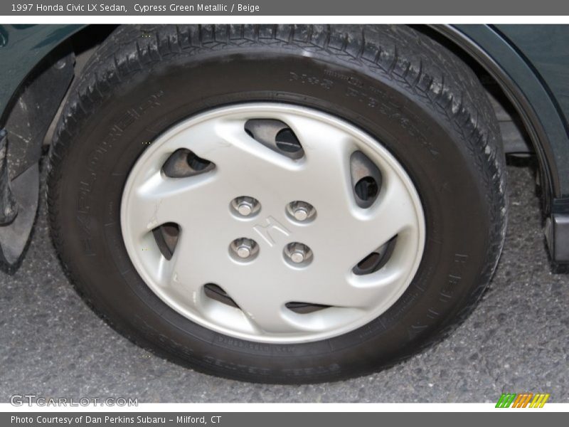Cypress Green Metallic / Beige 1997 Honda Civic LX Sedan