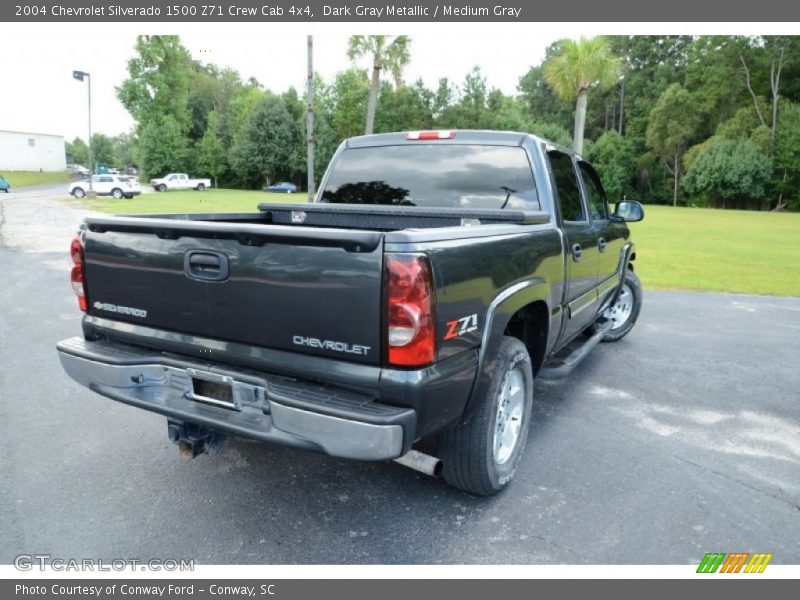 Dark Gray Metallic / Medium Gray 2004 Chevrolet Silverado 1500 Z71 Crew Cab 4x4