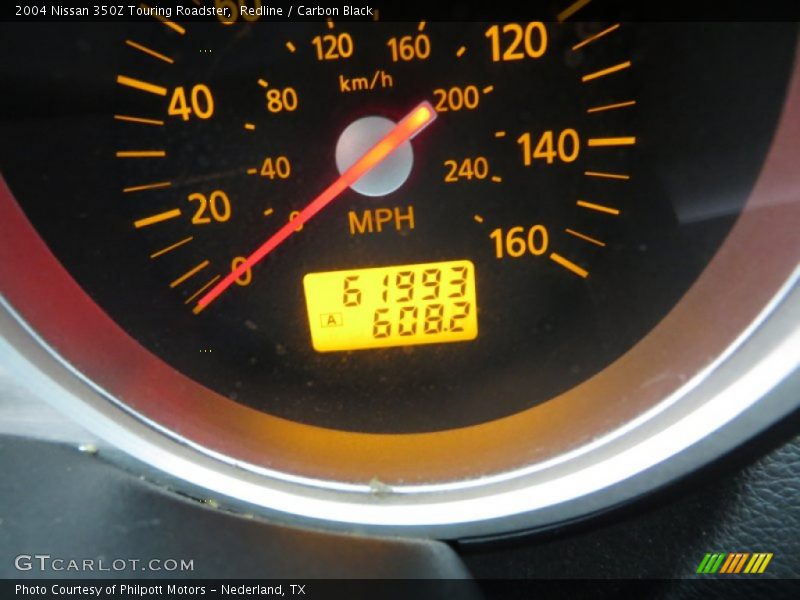 Redline / Carbon Black 2004 Nissan 350Z Touring Roadster