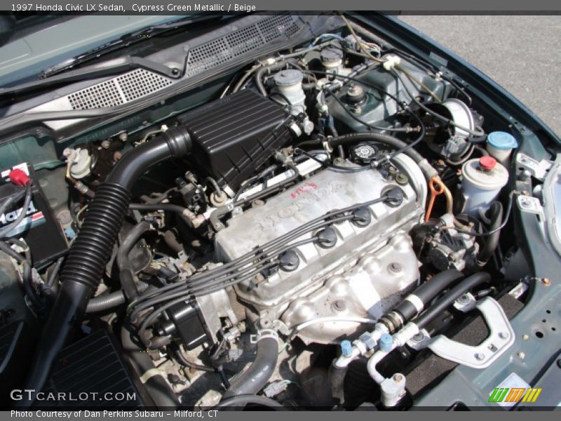  1997 Civic LX Sedan Engine - 1.6 Liter SOHC 16-Valve 4 Cylinder