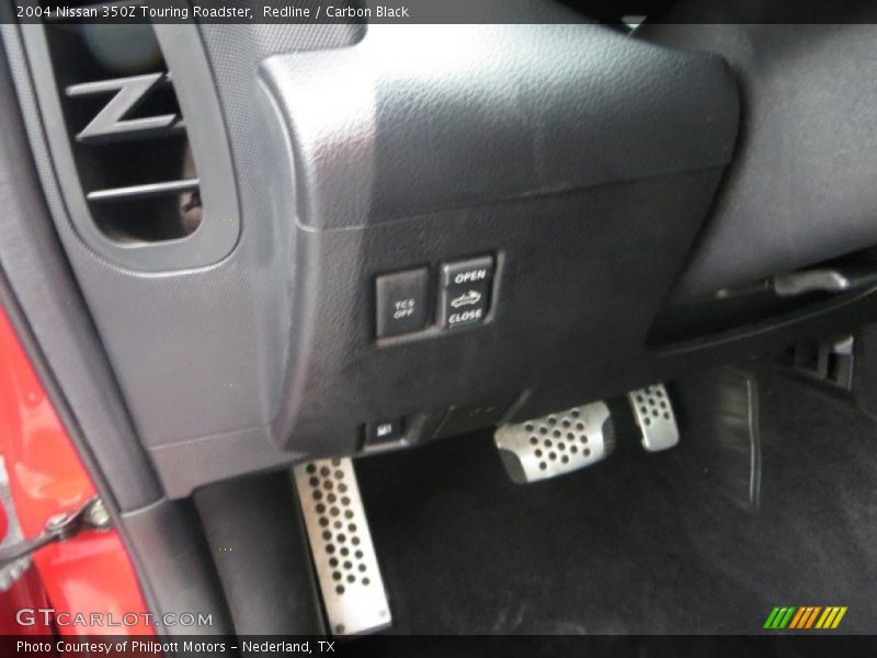 Redline / Carbon Black 2004 Nissan 350Z Touring Roadster