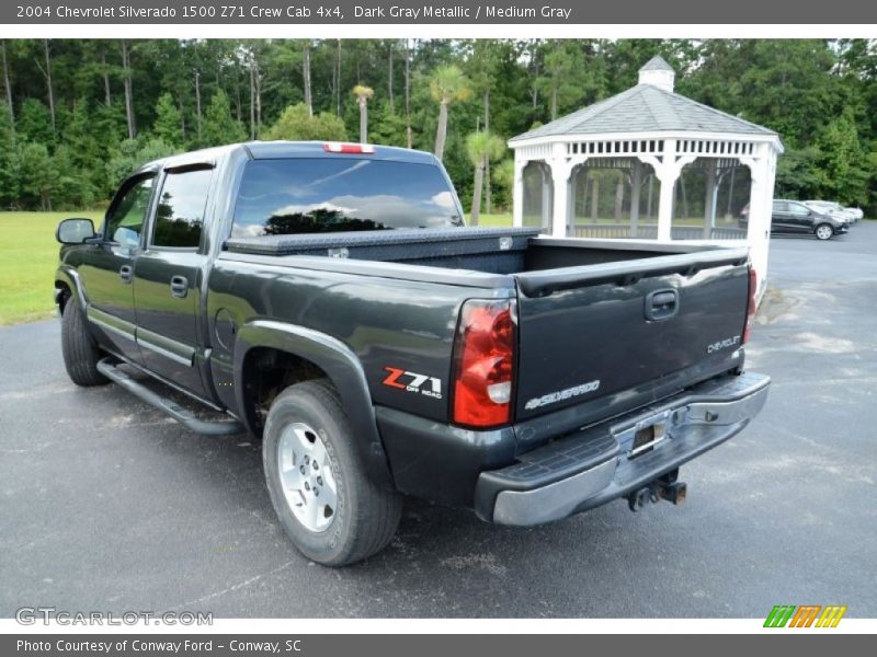 Dark Gray Metallic / Medium Gray 2004 Chevrolet Silverado 1500 Z71 Crew Cab 4x4