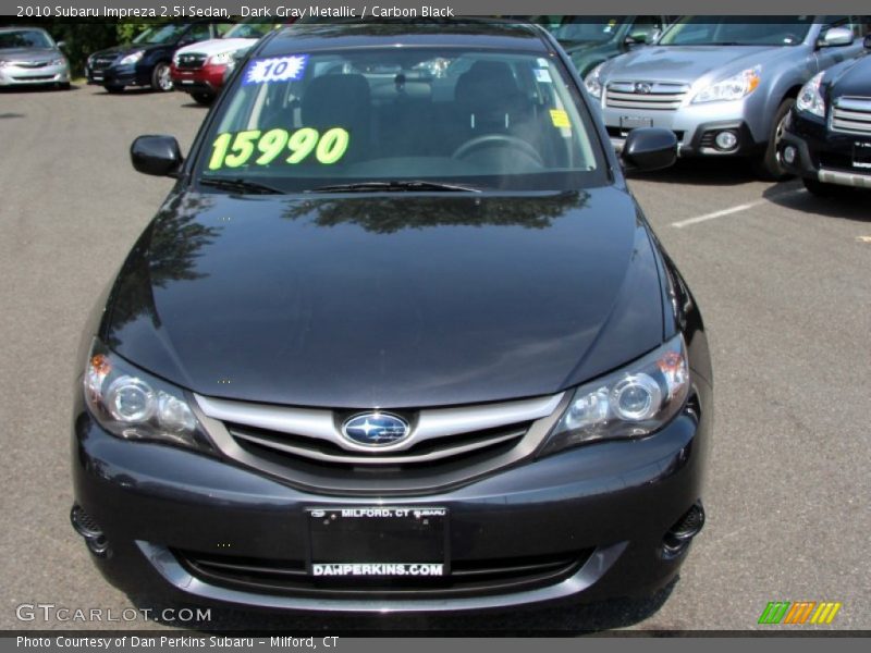 Dark Gray Metallic / Carbon Black 2010 Subaru Impreza 2.5i Sedan