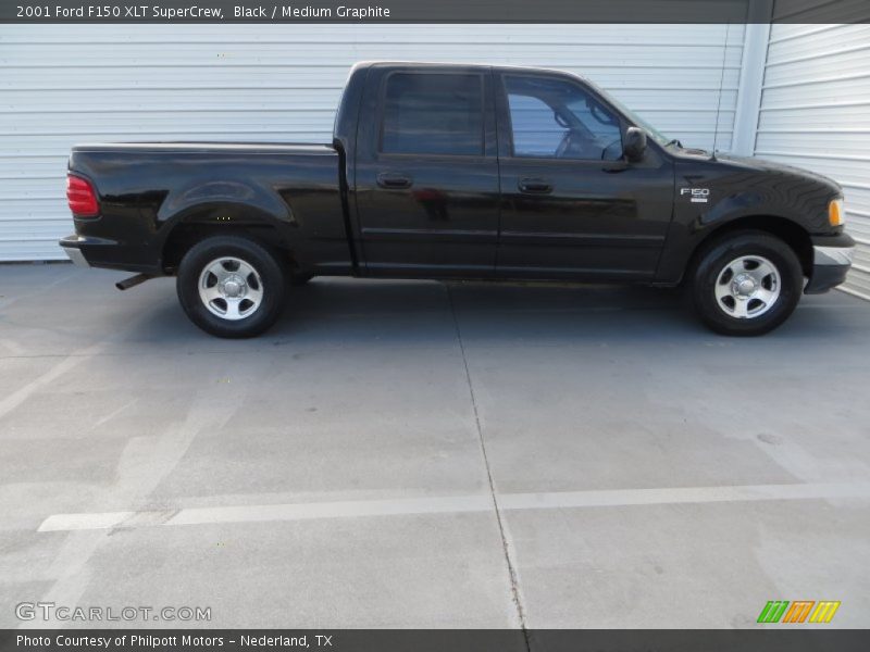 Black / Medium Graphite 2001 Ford F150 XLT SuperCrew