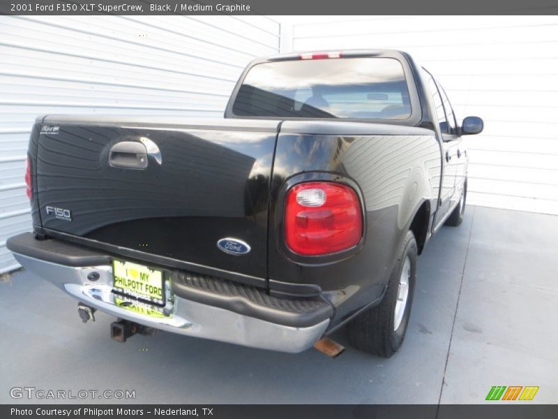 Black / Medium Graphite 2001 Ford F150 XLT SuperCrew
