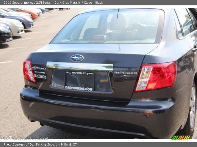 Dark Gray Metallic / Carbon Black 2010 Subaru Impreza 2.5i Sedan