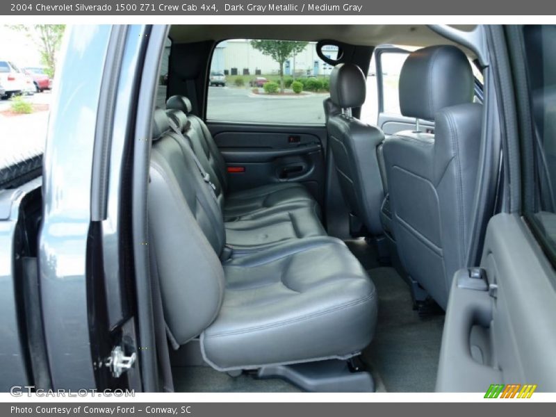 Dark Gray Metallic / Medium Gray 2004 Chevrolet Silverado 1500 Z71 Crew Cab 4x4