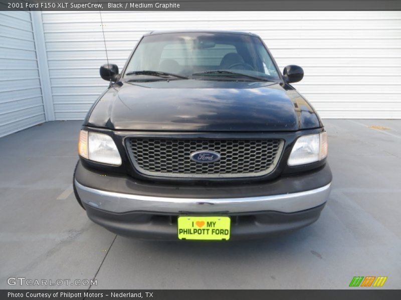 Black / Medium Graphite 2001 Ford F150 XLT SuperCrew
