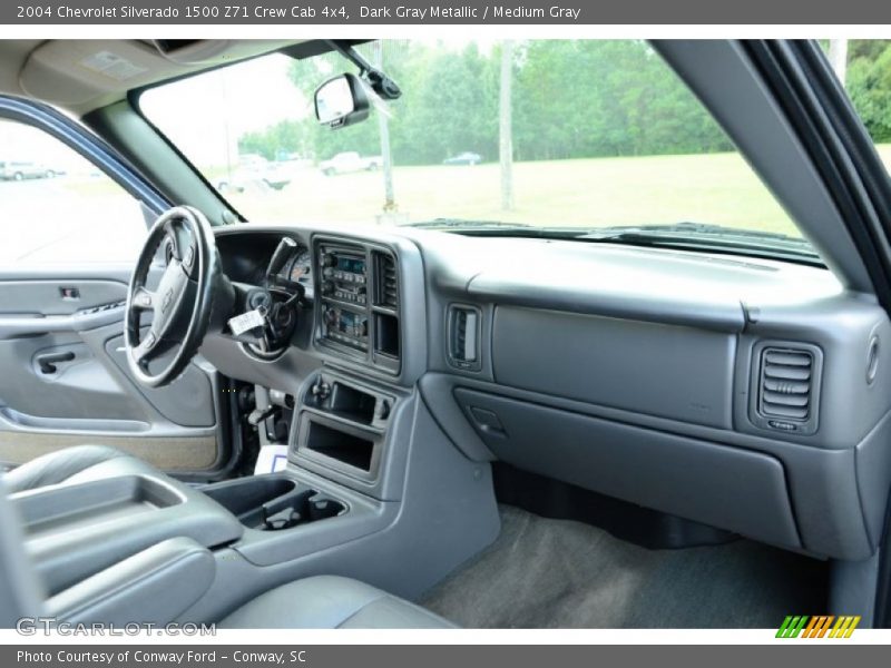Dark Gray Metallic / Medium Gray 2004 Chevrolet Silverado 1500 Z71 Crew Cab 4x4