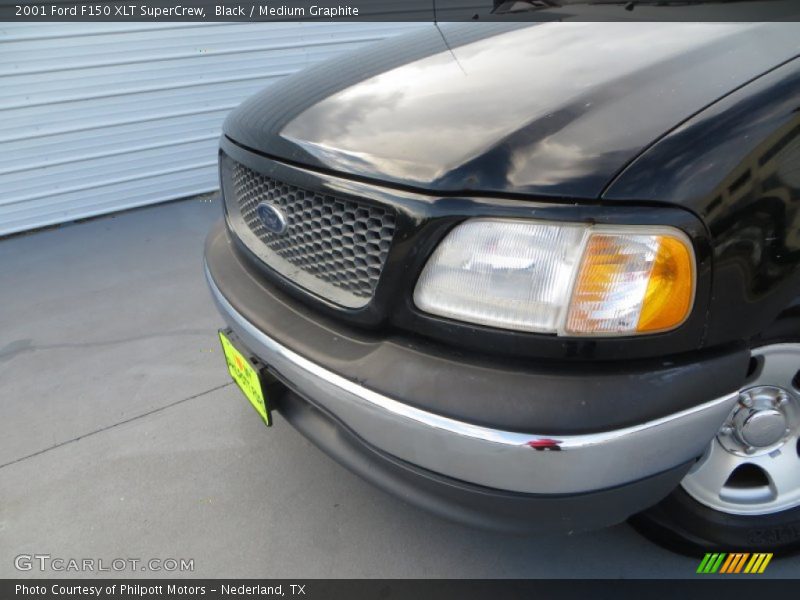 Black / Medium Graphite 2001 Ford F150 XLT SuperCrew