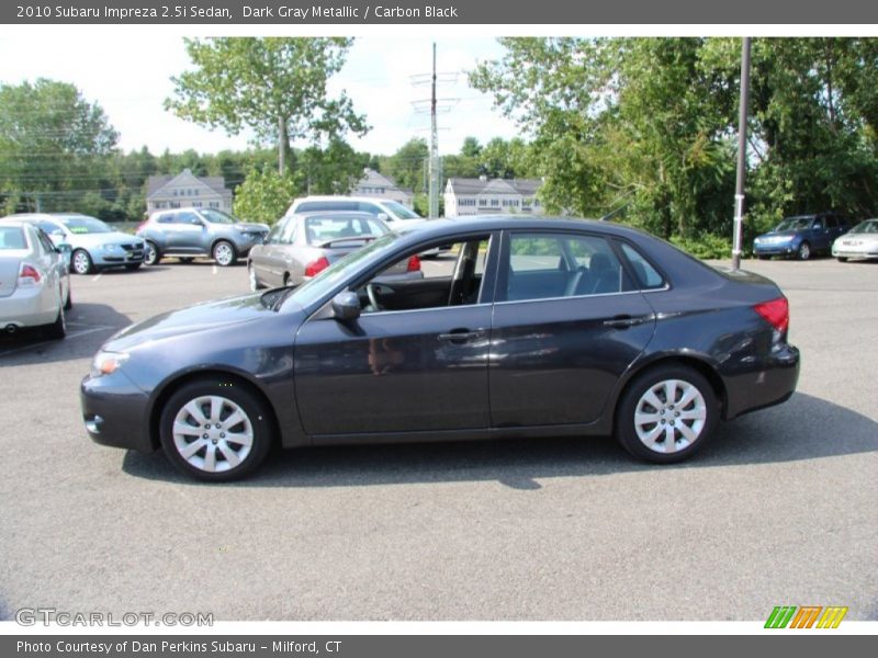 Dark Gray Metallic / Carbon Black 2010 Subaru Impreza 2.5i Sedan