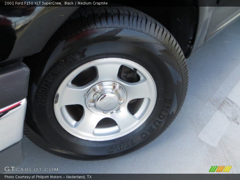Black / Medium Graphite 2001 Ford F150 XLT SuperCrew