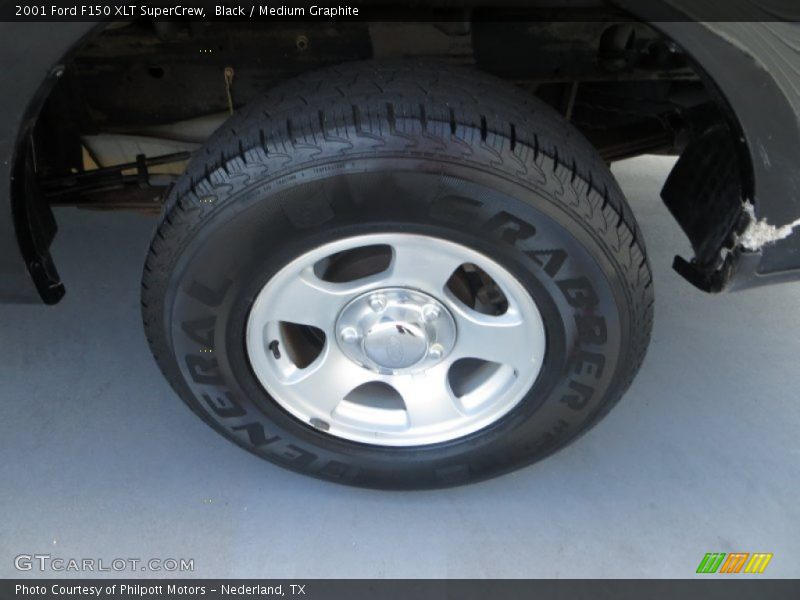 Black / Medium Graphite 2001 Ford F150 XLT SuperCrew