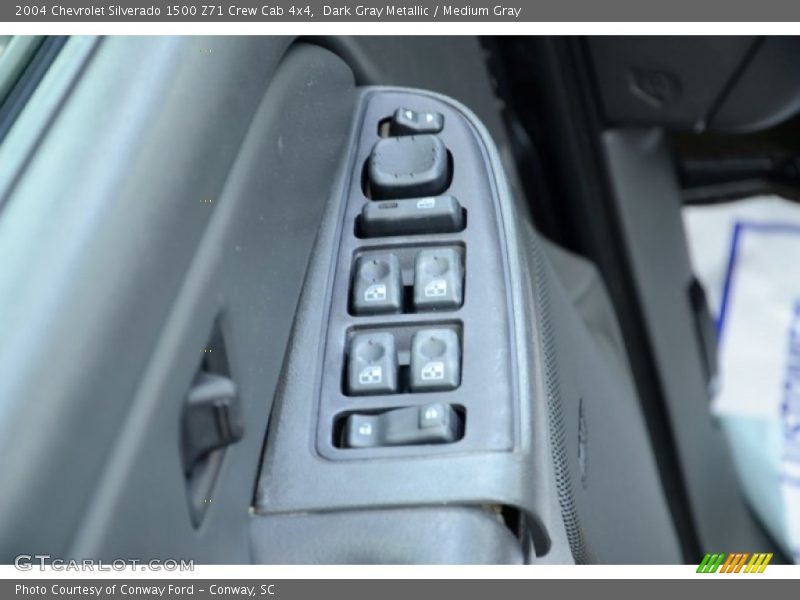 Dark Gray Metallic / Medium Gray 2004 Chevrolet Silverado 1500 Z71 Crew Cab 4x4