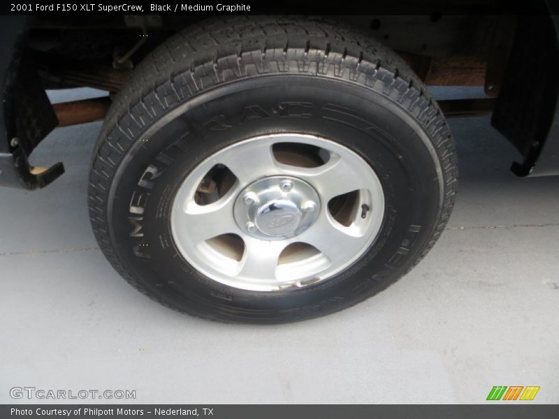 Black / Medium Graphite 2001 Ford F150 XLT SuperCrew