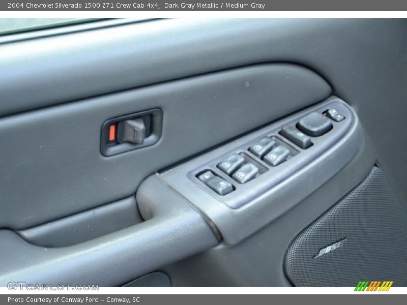 Dark Gray Metallic / Medium Gray 2004 Chevrolet Silverado 1500 Z71 Crew Cab 4x4
