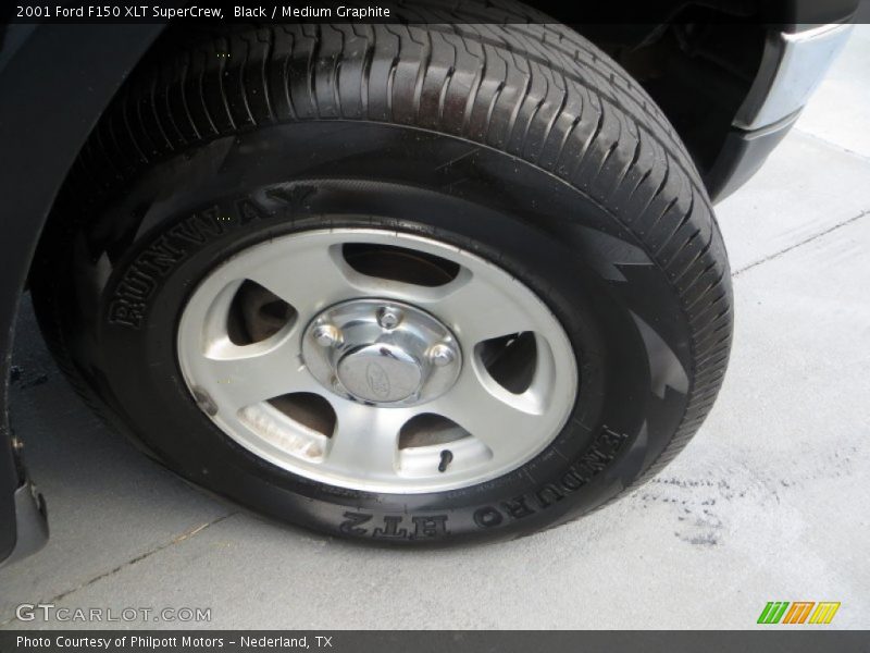 Black / Medium Graphite 2001 Ford F150 XLT SuperCrew