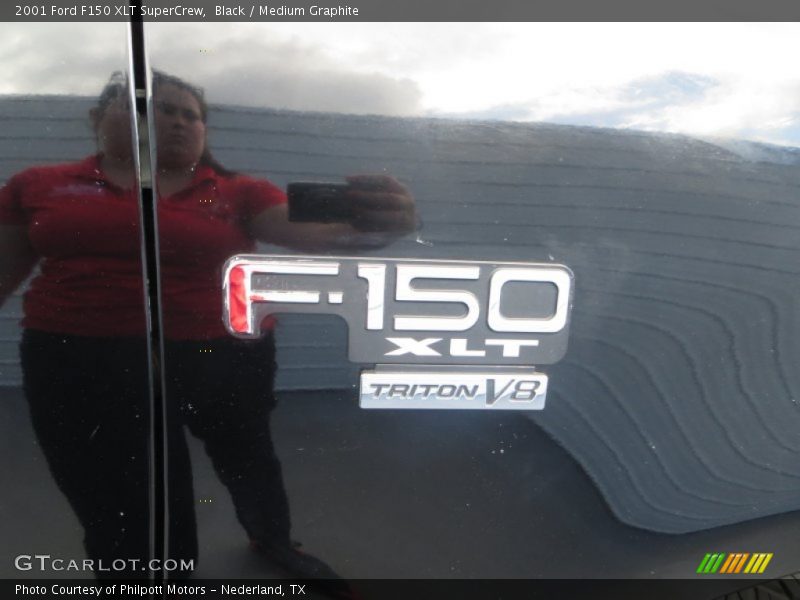 Black / Medium Graphite 2001 Ford F150 XLT SuperCrew